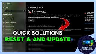 Reset Windows Updates amp Use Update Assistant  Fix Errors Fast  2024 [upl. by Hepsibah290]