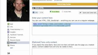 How to create a Facebook Welcome tab with Static HTML [upl. by Speroni]