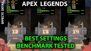 Apex Legends BEST SETTINGS Benchmark Tested [upl. by Radley]