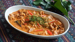 Panang Curry Recipe พะแนงหมู  Hot Thai Kitchen [upl. by Christoper19]