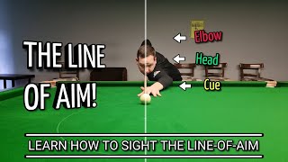 Snooker LINE OF AIM is VERY Important [upl. by Bayly820]