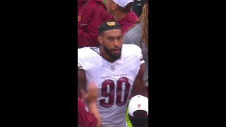 Montez Sweat with a Spectacular Sack vs Arizona Cardinals [upl. by Erehs]