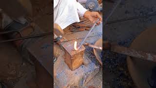 Master Making Thick Rod Hock ironshapeshortsviralvideotrandingviralvideoyoutubeshorts [upl. by Nedrud719]