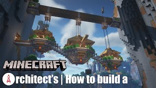 Architects  How To build A Hanging Canyon House In Minecraft [upl. by Enirroc]