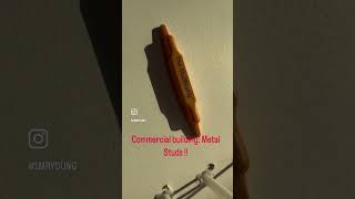 tv tvmount dewalt viral fyp stud studbuddy snaptoggle commercial commercialbuilding clean [upl. by Vi]