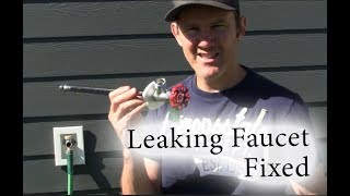 How to repairreplace an outdoor frostfree faucet [upl. by Acinet]