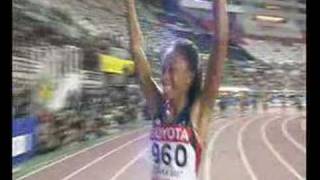 Allyson Felix  Osaka 2007 200m Final [upl. by Ellertal]