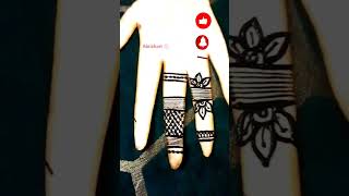 Finger mahndi design beautifulmhendi henna motivation kidsvideo finger art stylishmhendi [upl. by Dolley]