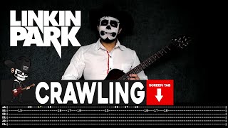 【LINKIN PARK】 Crawling  cover by Masuka  LESSON  GUITAR TAB [upl. by Ecenahs899]