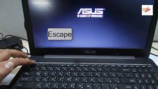 How  ASUS Laptop BOOT Menu Bios Settings  Secure BOOT  Boot from USB  DVD Room [upl. by Aidekal]