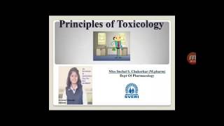 Pharmacology III Unit V General principles of Toxicology [upl. by Cozmo]