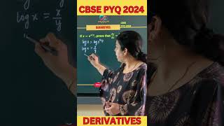 Derivatives  CBSE Class 12 Maths  Previous Year Questions PYQ Solutions for Board Exam 2025 [upl. by Nevla74]