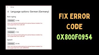 How To Fix NET Framework Error Code 0x800f0954 On Windows 11 [upl. by Raouf]