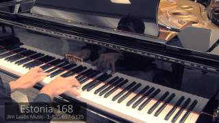 Estonia 168 Grand Piano Video Demo [upl. by Ahsinet]