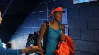 Ivanovic v Williams an emotional end  2014 Australian Open [upl. by Ahsimot]