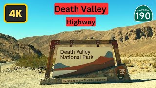 Death Valley Highway  Death Valley Junction to Stovepipe Wells [upl. by Aitercal]