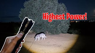 20000 Lumens Torch Review  HIGHEST POWER FLASHLIGHT 2023 Shadowhawk XHP702  25 OFF promocodes [upl. by Enenaej]