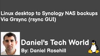 Using grsync to back up Ubuntu Linux to Synology NAS [upl. by Gianna]