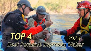 TOP 4 Best Portable Espresso Maker 2024 [upl. by Gehman]