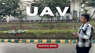 Testing Hexacopter Drone  Pixhawak Hexacopter drone testing [upl. by Arabrab]