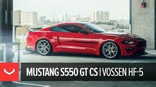 Mustang S550 GT California Special  Vossen HF5 Wheels [upl. by Peirsen]