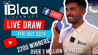 BLAA GIVEAWAYS  LIVE DRAW  4th July 2024 [upl. by Avot564]