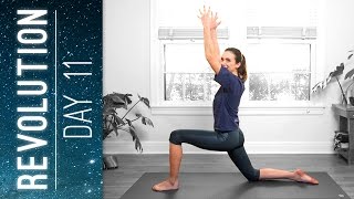 Revolution  Day 11  Align Practice  Yoga With Adriene [upl. by Arotak]