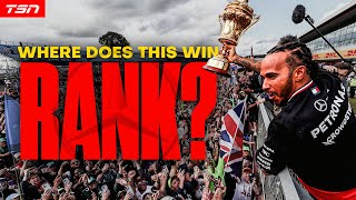 Where does the British Grand Prix Win Rank for Hamilton [upl. by Robbie]