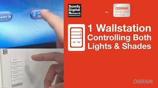 Osram Encelium Somfy Overview [upl. by Meehahs]