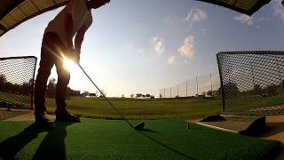 Cross handed golf Swing [upl. by Ttennaj]