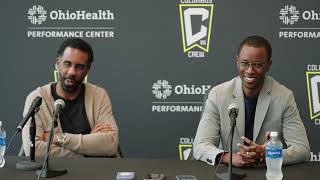 Columbus Crew head coach Wilfried Nancy and General Manager EndofSeason Media availability [upl. by Becky]