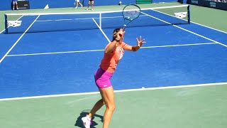 Aryna Sabalenka Starts Grunting Loud at Practice [upl. by Sorips]