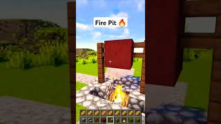 Minecraft Fire Pit 🔥 Build Idea amp Tutorial minecraft [upl. by Aciras392]