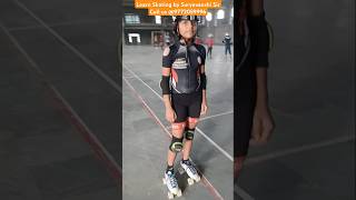 Fast skating 💥🛼rollerblading skater sports skating shorts viralvideo reels [upl. by Nnyleahs372]