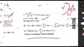 Taylors theorem with lagranges form of remainder [upl. by Oslec]