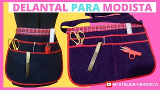 😍DELANTAL PARA MODISTA [upl. by Lora]