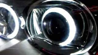 VOLVO S70 INSTALL BIXENON PROJECTOR LENS CCFL [upl. by Stagg]