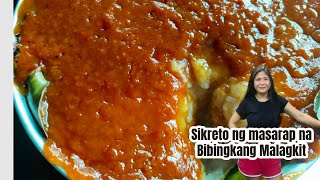 Bibingkang Malagkit  Filipino Food  Negosyo Recipe  home cooking with joyce alvior [upl. by Jari]