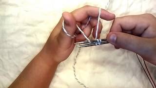 How to knit Judys Magic Cast On with Magic Loop EASY [upl. by Frances528]