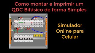 Montagem de um QDC bifásico completo e rápido direto no celular [upl. by Samau193]