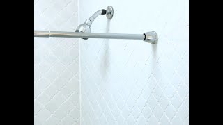 Never Fall™ Shower Curtain Rod Instructions [upl. by Ternan303]