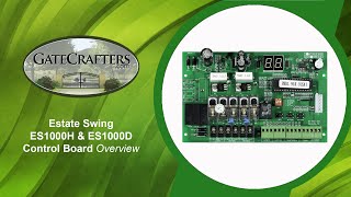 How To Operate Estate Swing ES1000H amp ES1000D Control Boards [upl. by Kcod]