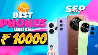 Best 5G Phone Under 10000 in September 2024  Top 5 Best 5G Smartphone Under 10000 in INDIA [upl. by Dnar]