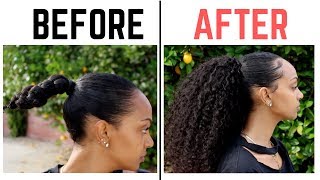 Easy Ponytail Tutorial ft Use Muse Hair [upl. by Trenna]