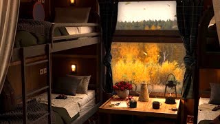 Sleeping on the Old Train  Relaxing Train Journey with Rain Sounds [upl. by Roose651]