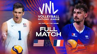 5Sets Battle for SemiFinal Spot 😳🏐 USA vs France  Quarter Finals  VNL 2023 [upl. by Neeliak199]