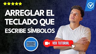 Cómo ARREGLAR el TECLADO que ESCRIBE SÍMBOLOS en vez de NÚMERO  🔴Solución✅ [upl. by Rabka]