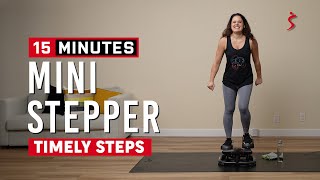 15 Min SMART Stepper Series  Workout 5  Timely Steps [upl. by Lindly]