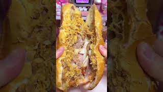 Mukbang Huynh Hoa bread and pineapple tea  Ăn bánh mì Huynh Hoa và trà thơm [upl. by Atinot]