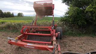 Highline Stone Picker XL78 amp John Deere 4440 tractor in 4K [upl. by Marmawke]